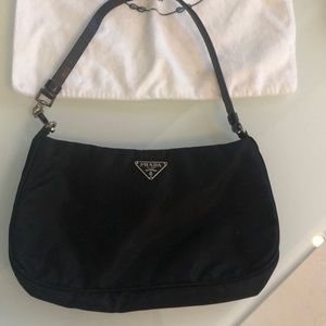 Black prada mini bag